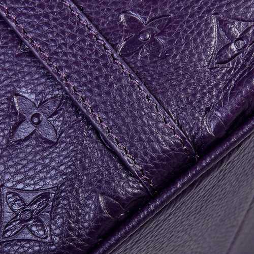 Louis Vuitton Outlet monogram empreinte speedy bandouliere 25 handbag M40765 purple