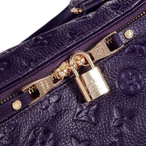 Louis Vuitton Outlet monogram empreinte speedy bandouliere 25 handbag M40765 purple