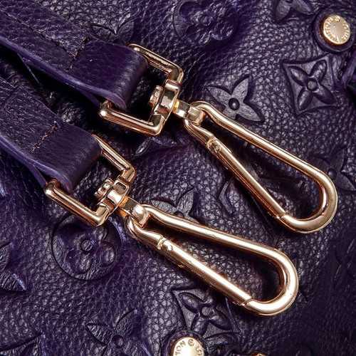 Louis Vuitton Outlet monogram empreinte speedy bandouliere 25 handbag M40765 purple