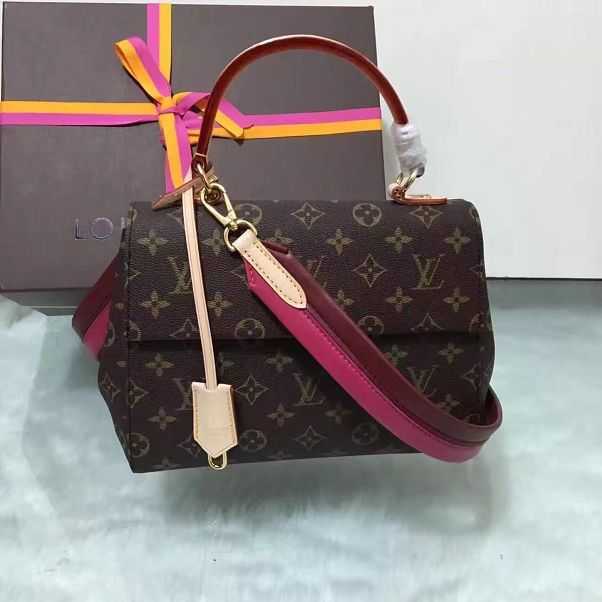 2016 Louis Vuitton Outlet monogram canvas cluny bb m42738