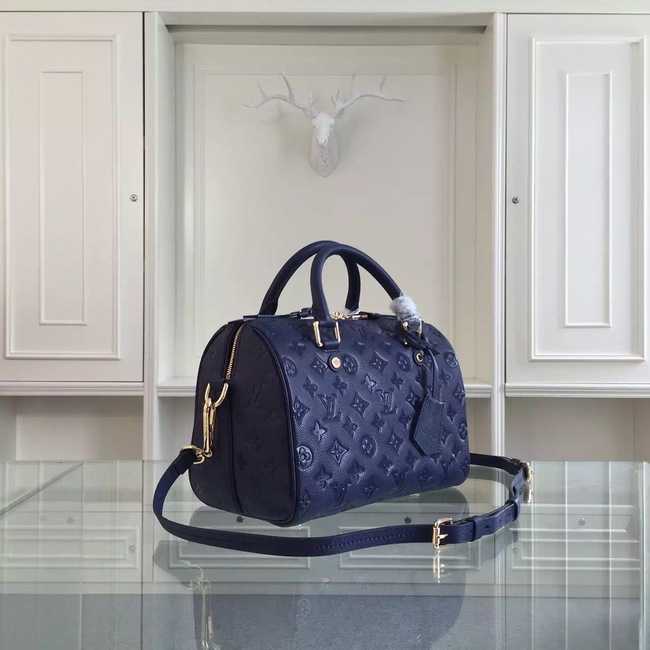 Louis Vuitton Outlet Monogram Empreinte 25CM Tote Bag M91337 Royal Blue