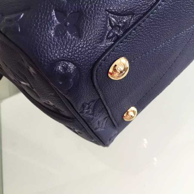 Louis Vuitton Outlet Monogram Empreinte 25CM Tote Bag M91337 Royal Blue