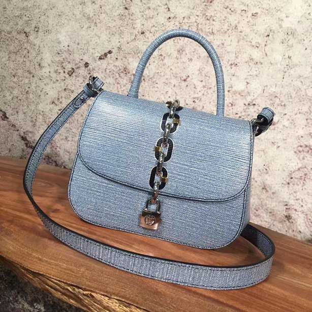 2017 Louis Vuitton Outlet original leather chain it bag bb M54520 blue