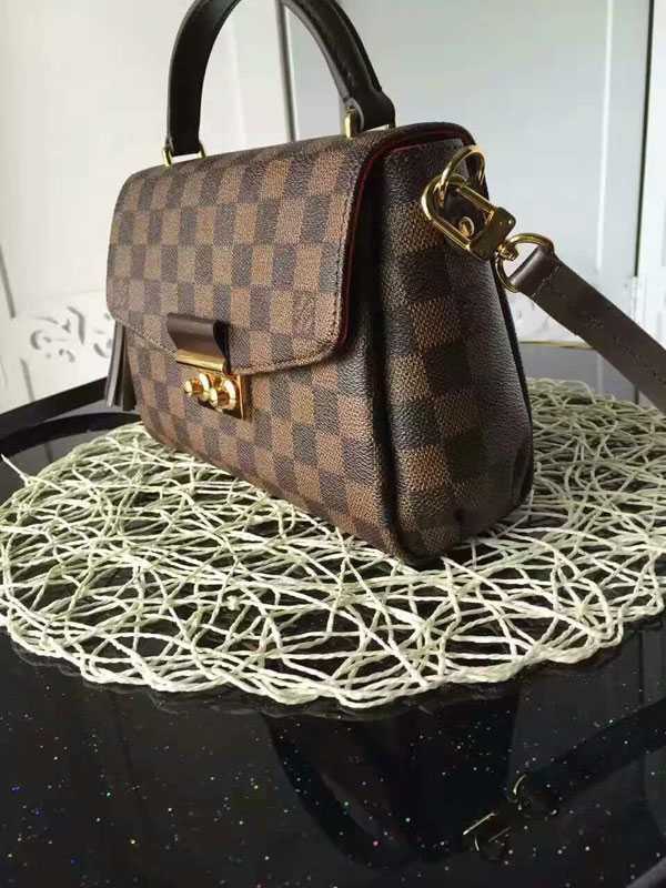 2017 Louis Vuitton Outlet Damier Canvas Ebene Croisette N41581