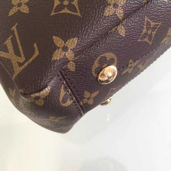 Louis Vuitton Outlet Monogram Canvas Pallas Shopper M51197 Black