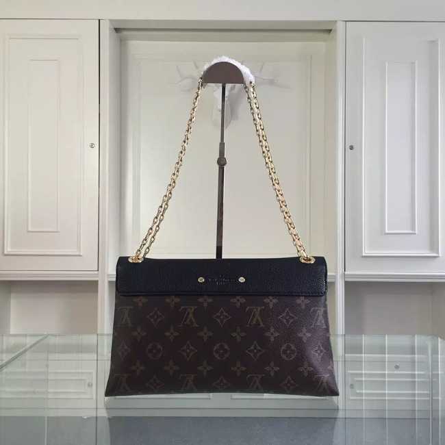 Louis Vuitton Outlet Monogram Canvas Pallas Chain 41246 Black