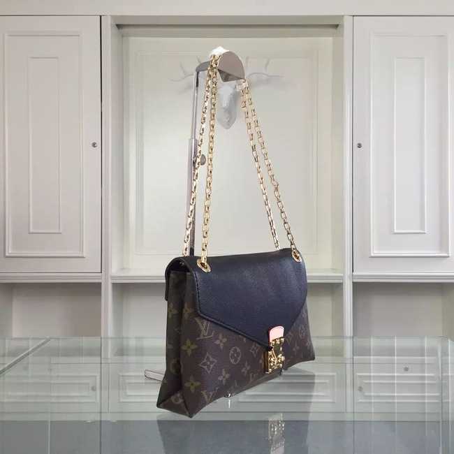 Louis Vuitton Outlet Monogram Canvas Pallas Chain 41246 Black