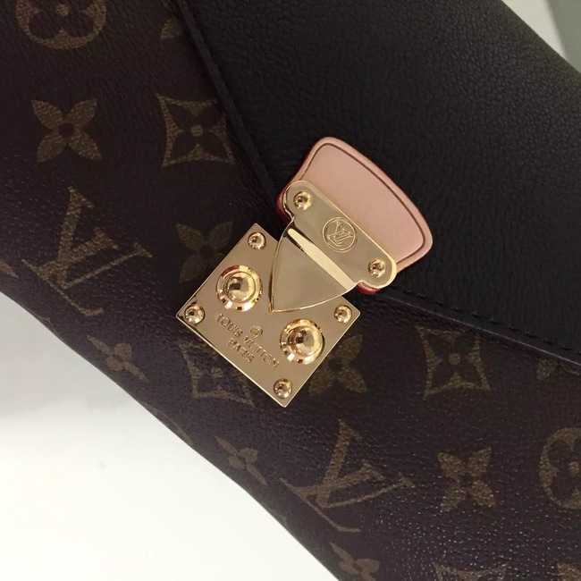 Louis Vuitton Outlet Monogram Canvas Pallas Chain 41246 Black