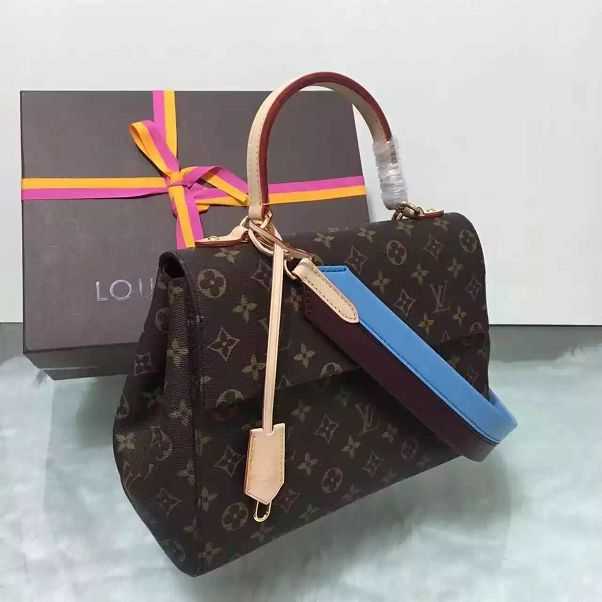 2016 Louis Vuitton Outlet monogram canvas cluny mm m42735