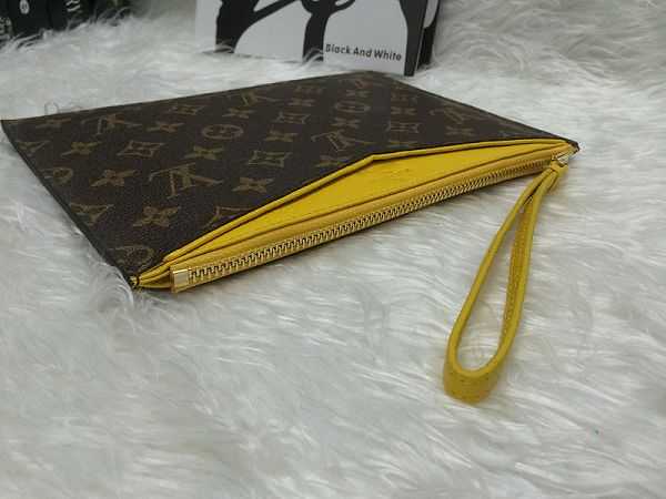 2014 Louis Vuitton Outlet monogram canvas pochette pallas m60608 yellow