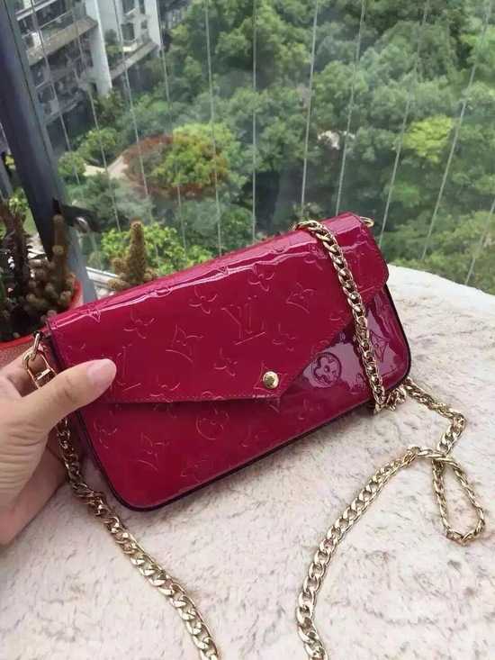 Louis Vuitton Outlet Monogram Vernis Mini Bag 61293 Red