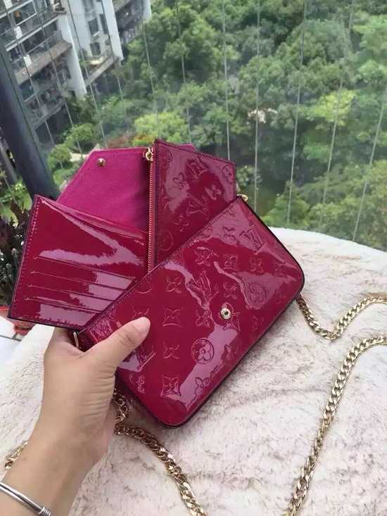 Louis Vuitton Outlet Monogram Vernis Mini Bag 61293 Red