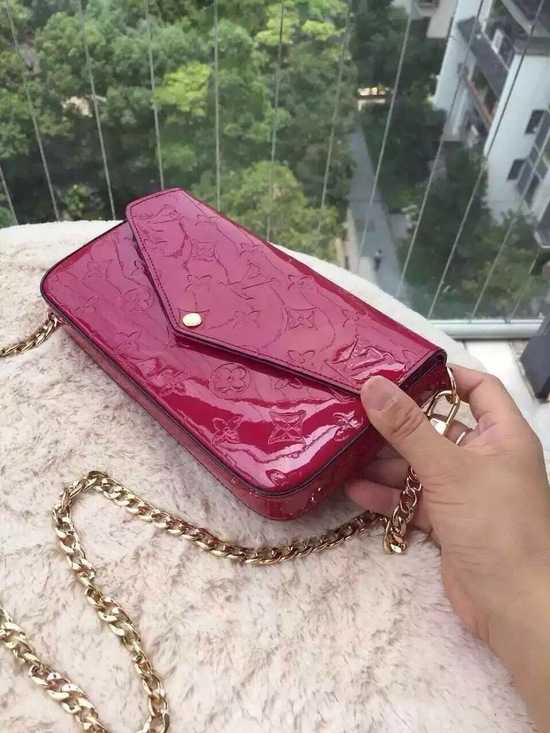 Louis Vuitton Outlet Monogram Vernis Mini Bag 61293 Red