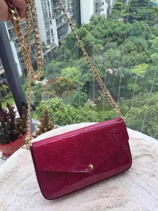 Louis Vuitton Outlet Monogram Vernis Mini Bag 61293 Red