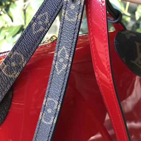 Louis Vuitton Outlet original venice patent leather bag M54390 Cherry