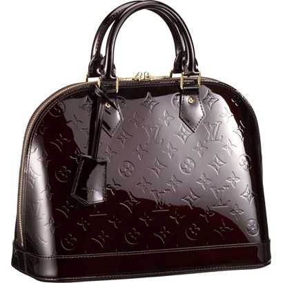 Louis Vuitton Outlet handbag monogram vernis alma pm m91611 (amarante)