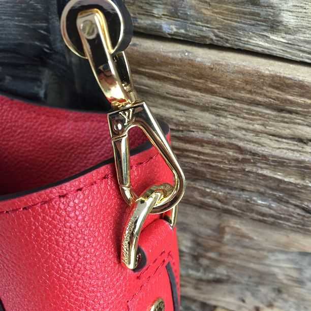 2015 Louis Vuitton Outlet monogram empreinte bagatelle m50071 red(original leather)