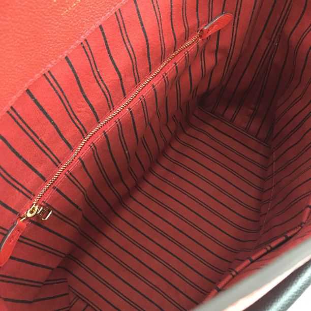 2015 Louis Vuitton Outlet monogram empreinte bagatelle m50071 red(original leather)