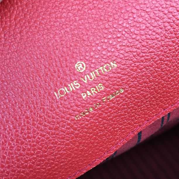 2015 Louis Vuitton Outlet monogram empreinte bagatelle m50071 red(original leather)