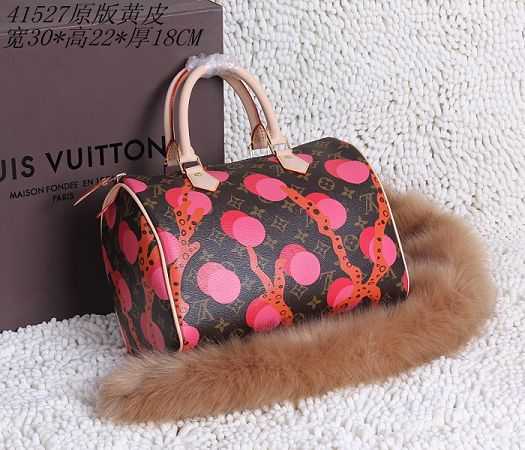 Louis Vuitton Outlet Monogram Canvas SPEEDY 30 RAMAGES 41527 Rose