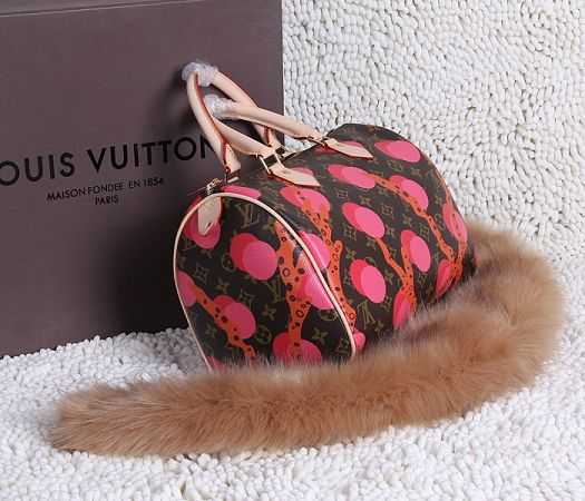 Louis Vuitton Outlet Monogram Canvas SPEEDY 30 RAMAGES 41527 Rose