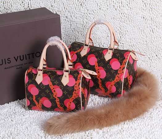 Louis Vuitton Outlet Monogram Canvas SPEEDY 30 RAMAGES 41527 Rose