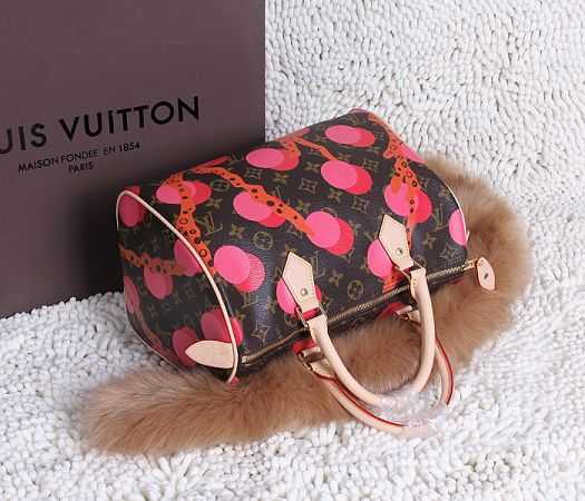 Louis Vuitton Outlet Monogram Canvas SPEEDY 30 RAMAGES 41527 Rose