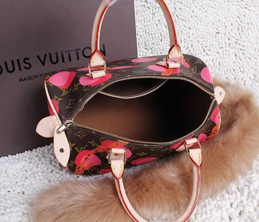 Louis Vuitton Outlet Monogram Canvas SPEEDY 30 RAMAGES 41527 Rose