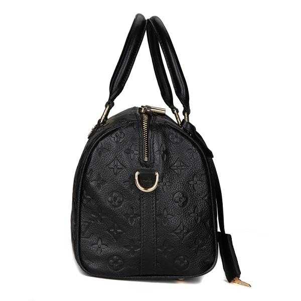 Louis Vuitton Outlet monogram empreinte speedy bandouliere 25 M40762 black