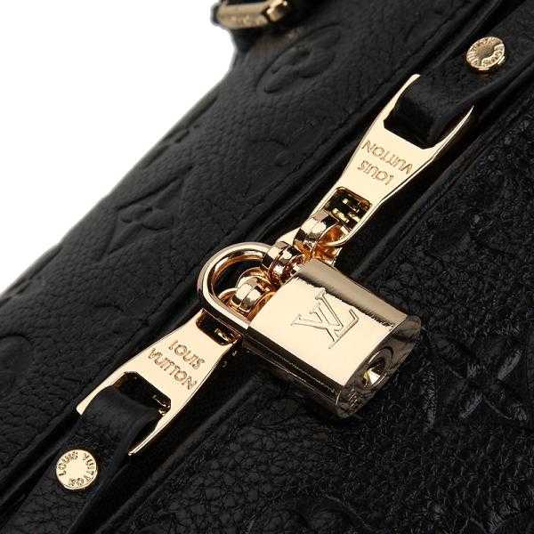 Louis Vuitton Outlet monogram empreinte speedy bandouliere 25 M40762 black