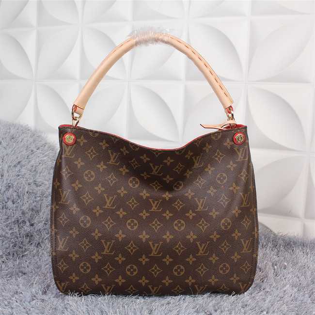 Louis Vuitton Outlet Monogram Canvas Cata Bag 41620 Red