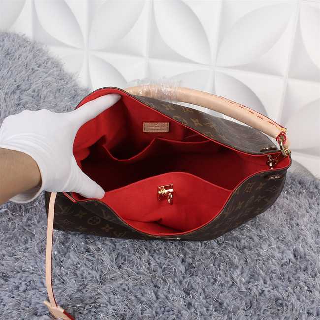 Louis Vuitton Outlet Monogram Canvas Cata Bag 41620 Red