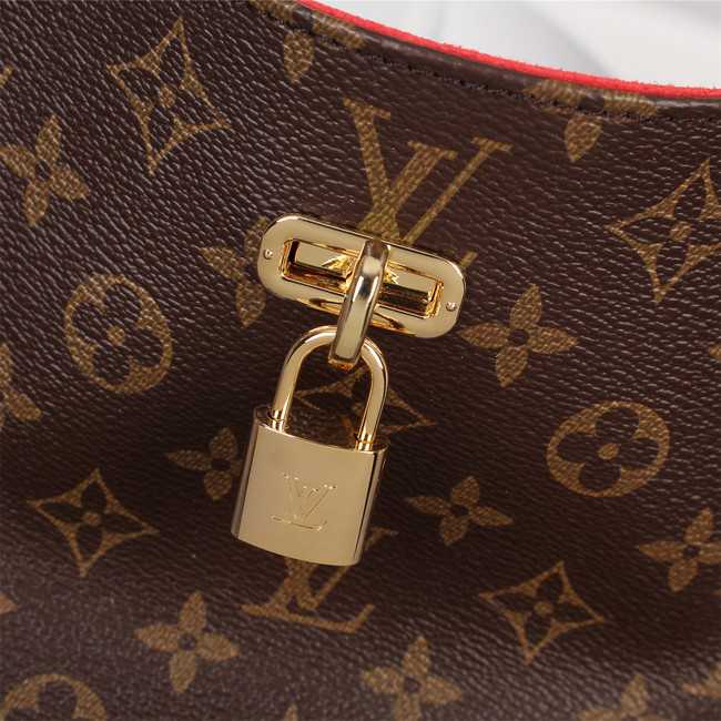 Louis Vuitton Outlet Monogram Canvas Cata Bag 41620 Red