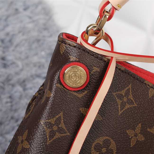 Louis Vuitton Outlet Monogram Canvas Cata Bag 41620 Red