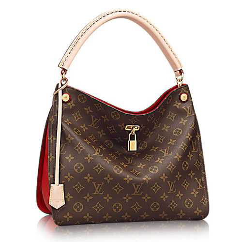 Louis Vuitton Outlet Monogram Canvas Cata Bag 41620 Red