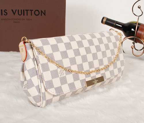 Louis Vuitton Outlet Damier Azur Canvas Favorite MM N41275