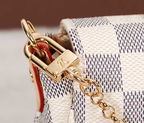 Louis Vuitton Outlet Damier Azur Canvas Favorite MM N41275