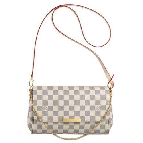 Louis Vuitton Outlet Damier Azur Canvas Favorite MM N41275