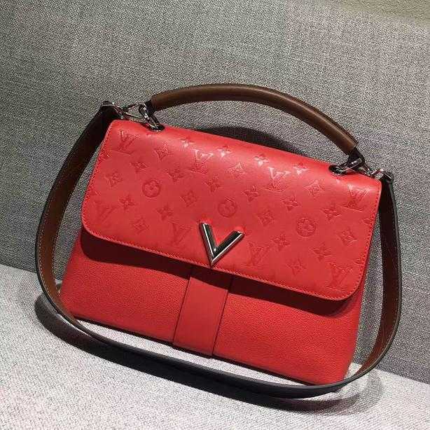 2017 Louis Vuitton Outlet original leather very one handle bag M42904 red