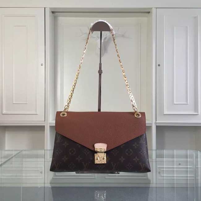 Louis Vuitton Outlet Monogram Canvas Pallas Chain 41246 Wheat