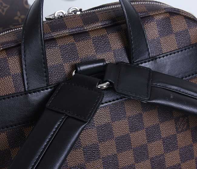 Louis Vuitton Outlet Damier Ebene Graphite Jake Backpack 41558 Coffee