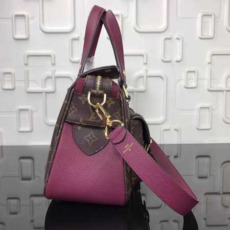 Louis Vuitton Outlet manhattan monogram canvas handbags M43482 wine