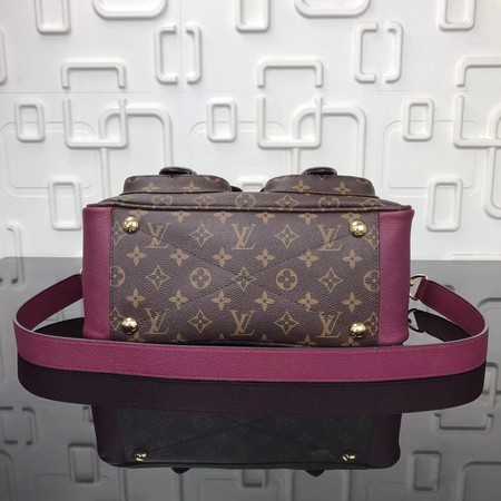 Louis Vuitton Outlet manhattan monogram canvas handbags M43482 wine