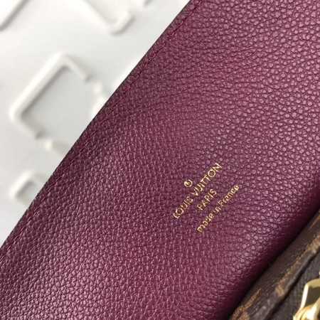 Louis Vuitton Outlet manhattan monogram canvas handbags M43482 wine