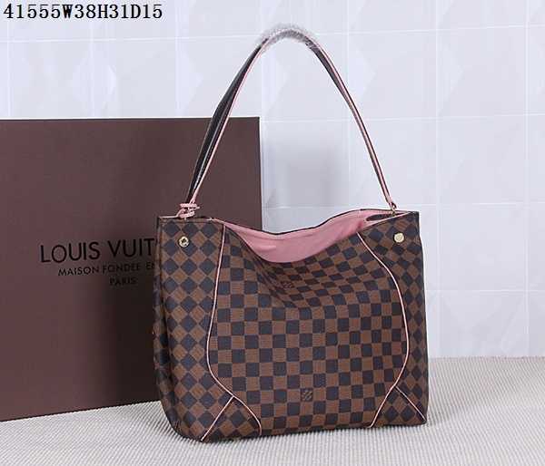 Louis Vuitton Outlet Damier Ebene CAISSA Hobo Bag 41555 Red