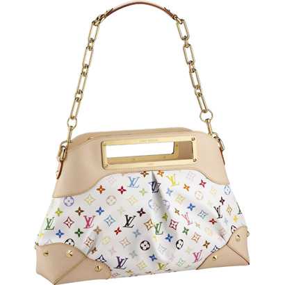 Louis Vuitton Outlet M40253 Monogram Multicolore Judy GM Blanc