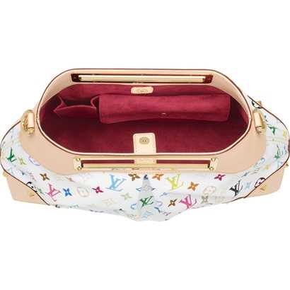 Louis Vuitton Outlet M40253 Monogram Multicolore Judy GM Blanc