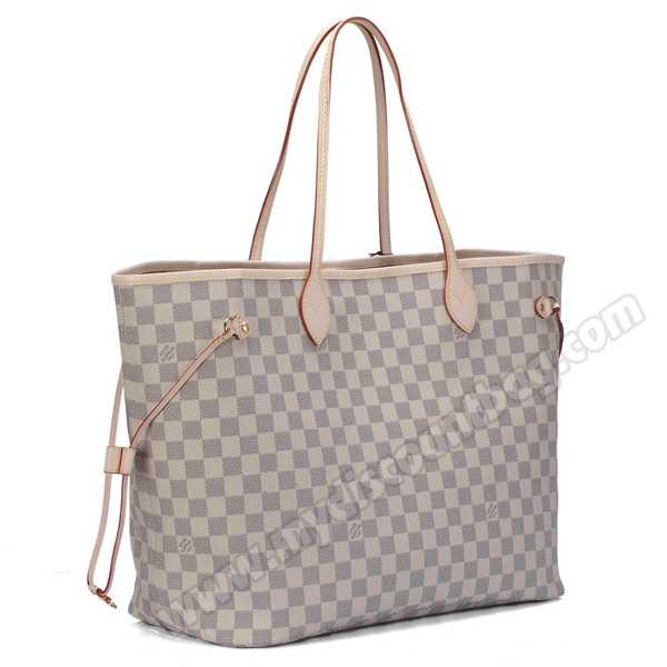 Louis Vuitton Outlet handbag damier azur canvas neverfull gm n51108