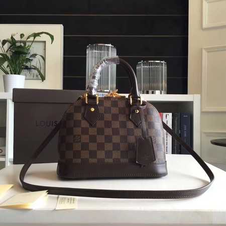 Louis Vuitton Outlet Damier Ebene Canvas Alma BB N53152