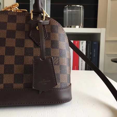 Louis Vuitton Outlet Damier Ebene Canvas Alma BB N53152